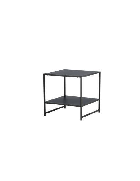 Sidobord Staal Bord, 50 × 50 cm, Svart