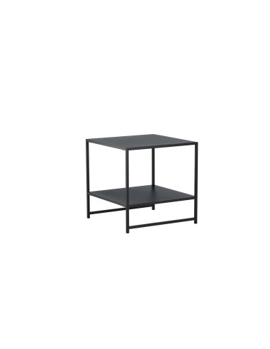 Sidobord Staal Bord, 50 × 50 cm, Svart