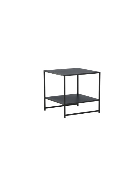 Sidobord Staal Bord, 50 × 50 cm, Svart