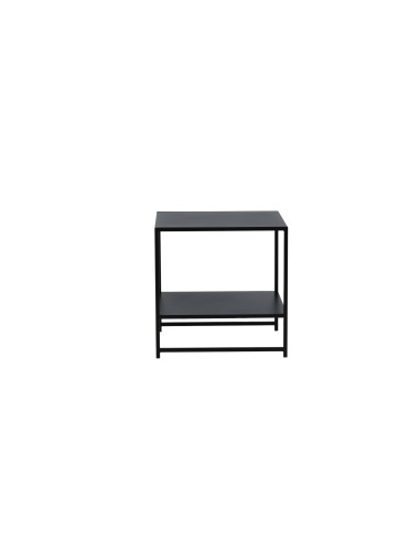 Sidobord Staal Bord, 50 × 50 cm, Svart
