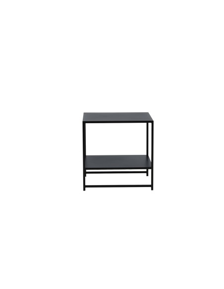 Sidobord Staal Bord, 50 × 50 cm, Svart