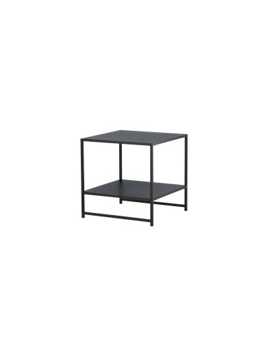 Sidobord Staal Bord, 50 × 50 cm, Svart