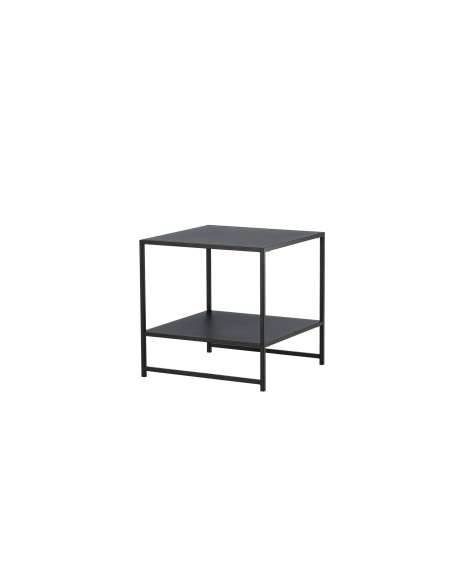 Sidobord Staal Bord, 50 × 50 cm, Svart