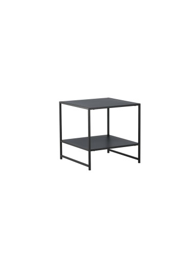 Sidobord Staal Bord, 50 × 50 cm, Svart
