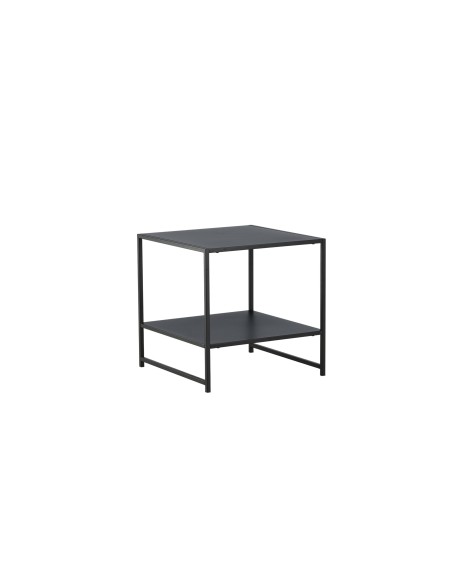 Sidobord Staal Bord, 50 × 50 cm, Svart