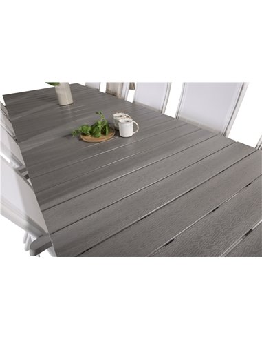 Matgrupp Levels med Albany matstolar, 229 × 100 cm