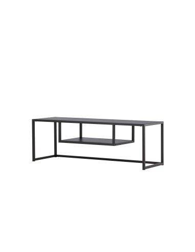 TV-bänk Riverside, 120 cm, Svart