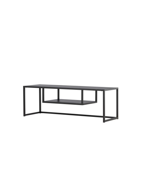 TV-bänk Riverside, 120 cm, Svart