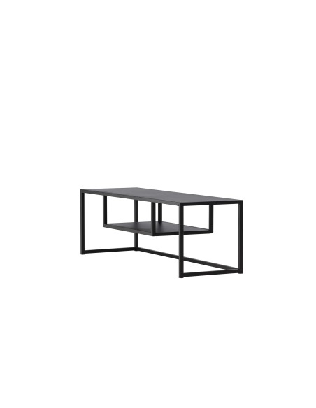 TV-bänk Riverside, 120 cm, Svart
