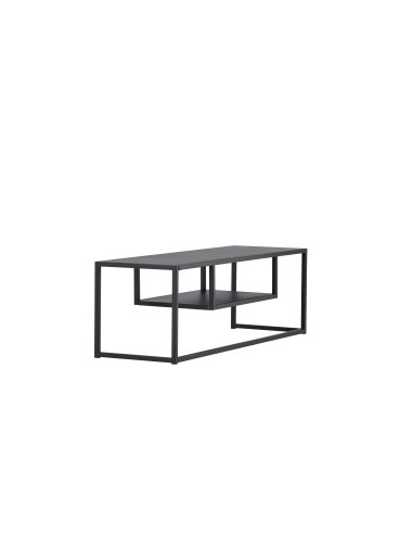 TV-bänk Riverside, 120 cm, Svart