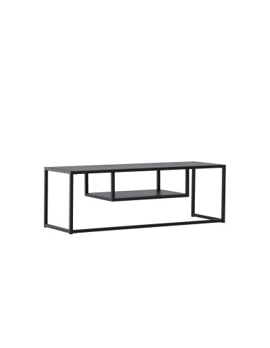 TV-bänk Riverside, 120 cm, Svart