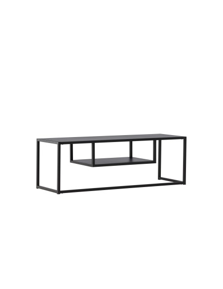 TV-bänk Riverside, 120 cm, Svart