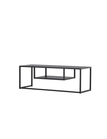 TV-bänk Riverside, 120 cm, Svart