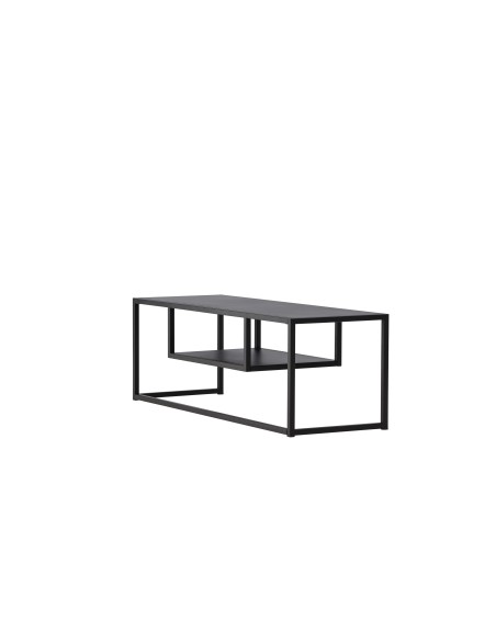 TV-bänk Riverside, 120 cm, Svart
