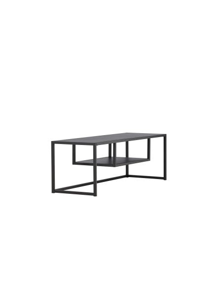 TV-bänk Riverside, 120 cm, Svart