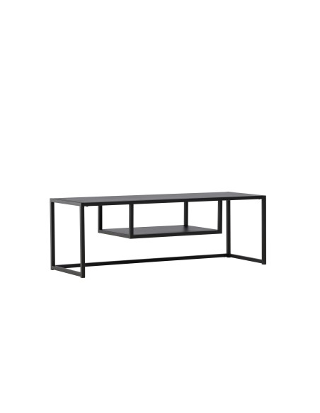TV-bänk Riverside, 120 cm, Svart
