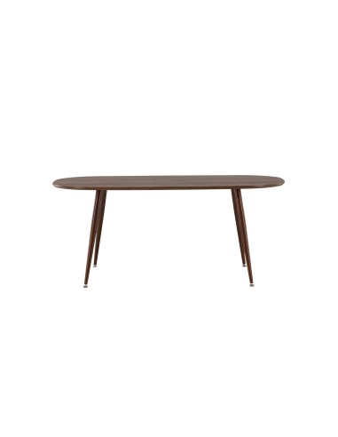 Ovalt matbord Sanford, 180 × 90 cm, Dark Brown