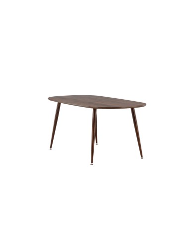 Ovalt matbord Sanford, 180 × 90 cm, Dark Brown