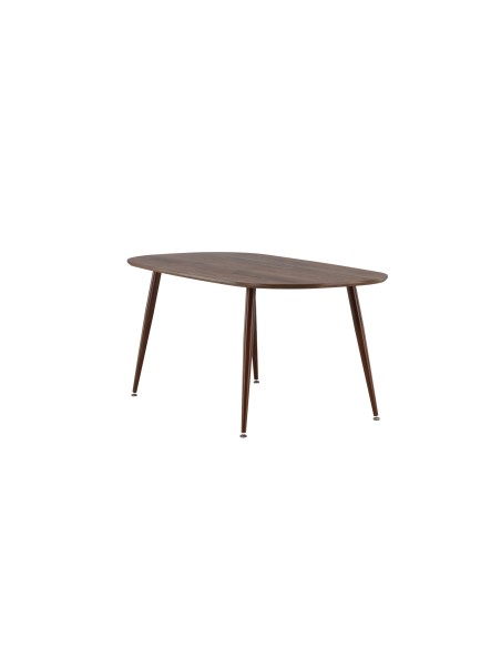 Ovalt matbord Sanford, 180 × 90 cm, Dark Brown