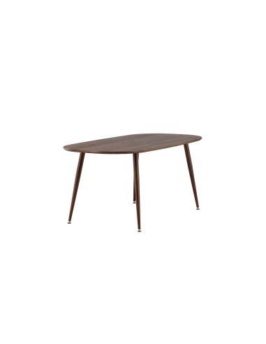 Ovalt matbord Sanford, 180 × 90 cm, Dark Brown