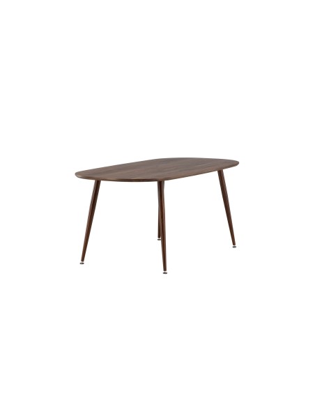 Ovalt matbord Sanford, 180 × 90 cm, Dark Brown