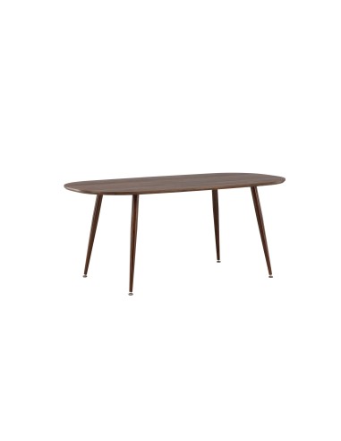 Ovalt matbord Sanford, 180 × 90 cm, Dark Brown