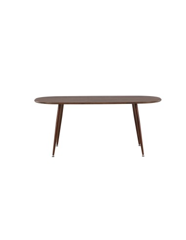 Ovalt matbord Sanford, 180 × 90 cm, Dark Brown