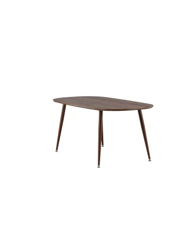 Ovalt matbord Sanford, 180 × 90 cm, Dark Brown