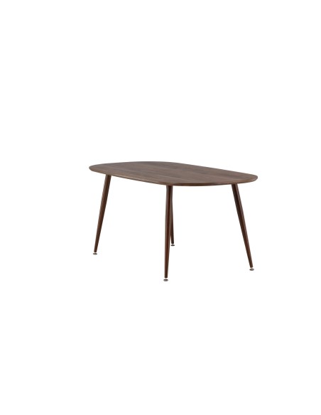 Ovalt matbord Sanford, 180 × 90 cm, Dark Brown
