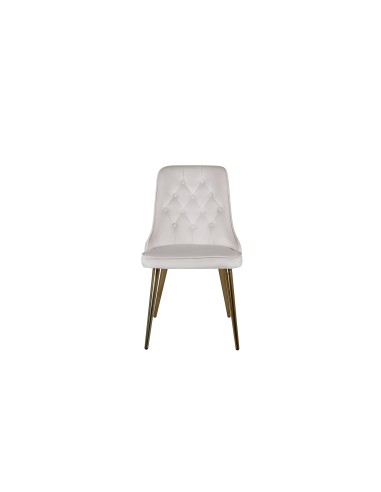 Matstol Velvet Deluxe, Beige/Guld