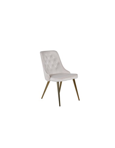 Matstol Velvet Deluxe, Beige/Guld