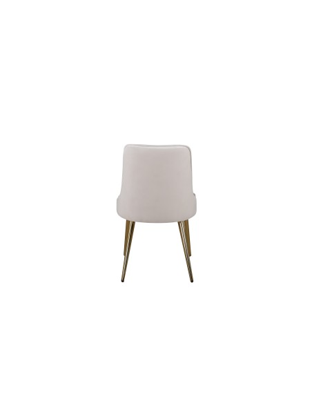 Matstol Velvet Deluxe, Beige/Guld