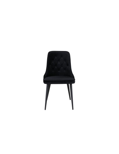 Matstol Velvet Deluxe, Svart