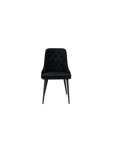 Matstol Velvet Deluxe, Svart