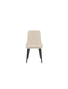 Matstol Velvet Deluxe, Beige/Svart 2