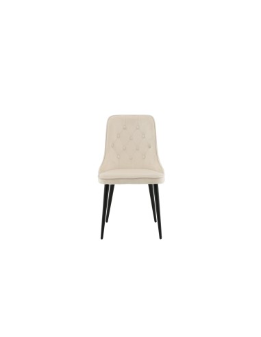 Matstol Velvet Deluxe, Beige/Svart