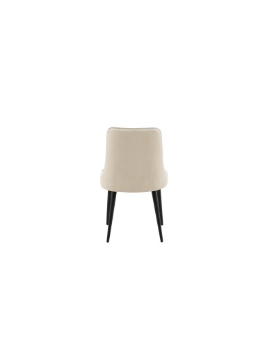Matstol Velvet Deluxe, Beige/Svart