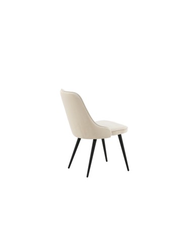 Matstol Velvet Deluxe, Beige/Svart