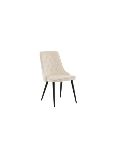 Matstol Velvet Deluxe, Beige/Svart