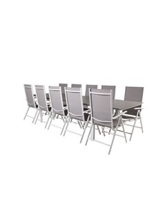 Matgrupp Levels med Break matstolar, 229 × 100 cm 2