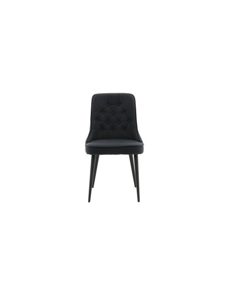 Matstol Velvet Deluxe, Svart