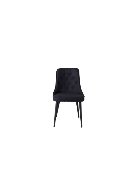 Matstol Velvet Deluxe, Svart
