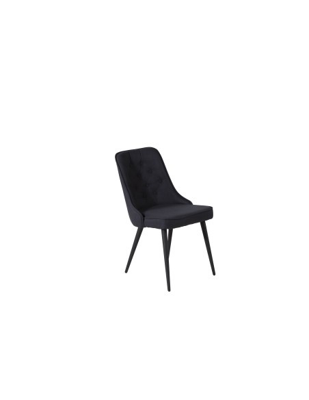 Matstol Velvet Deluxe, Svart