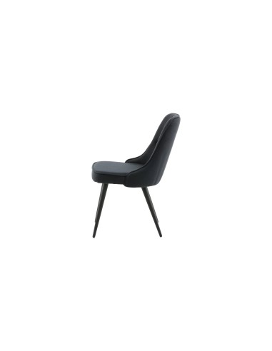 Matstol Velvet Deluxe, Svart
