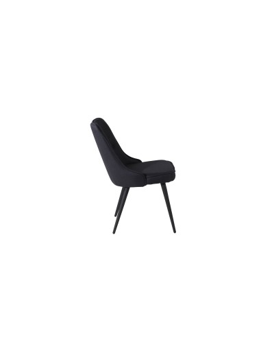 Matstol Velvet Deluxe, Svart