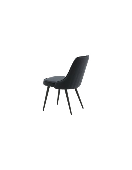 Matstol Velvet Deluxe, Svart