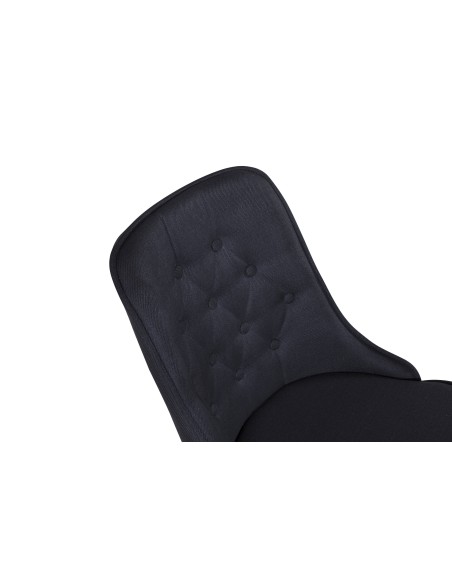 Matstol Velvet Deluxe, Svart
