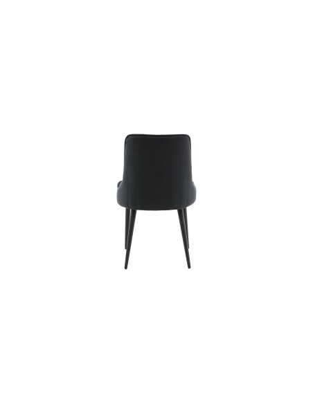 Matstol Velvet Deluxe, Svart