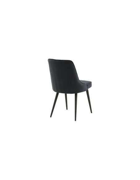 Matstol Velvet Deluxe, Svart
