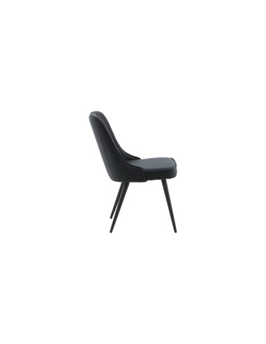 Matstol Velvet Deluxe, Svart